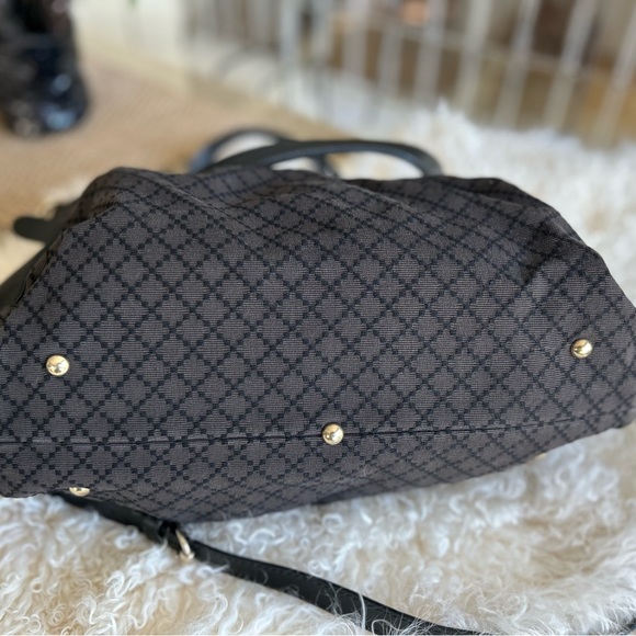 GUCCI Brown Jacquard Canvas Tote - Picture 9 of 13